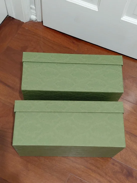 Gucci Sage Green Decorative Shoe Box Pair - Picture 2 of 5